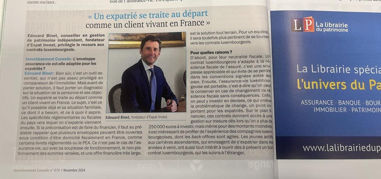 Assurance-vie Luxembourg & Expatriation